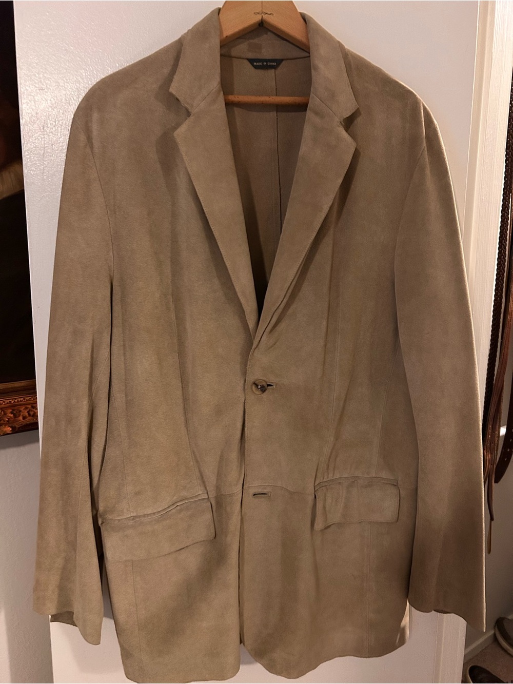 Vintage Banana Republic, suede blazer 40R